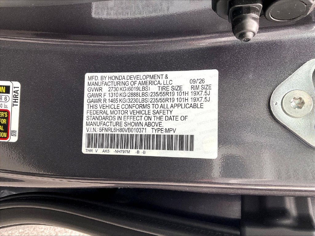 New 2027 Honda Odyssey Touring image 17