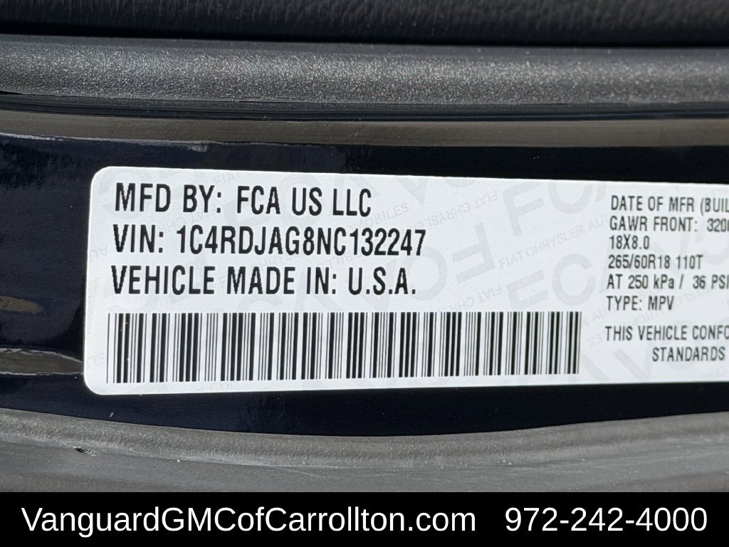 Used 2022 Dodge Durango SXT AWD/4WD image 32