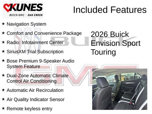New 2026 Buick Envision Sport Touring AWD/4WD image 2