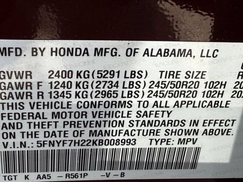 Used 2019 Honda Passport Sport image 25