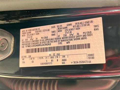 Used 2024 Ford Escape Active w/ Tech Pack #1 image 32