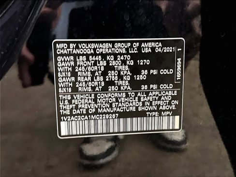 Used 2021 Volkswagen Atlas Cross Sport S FWD image 33