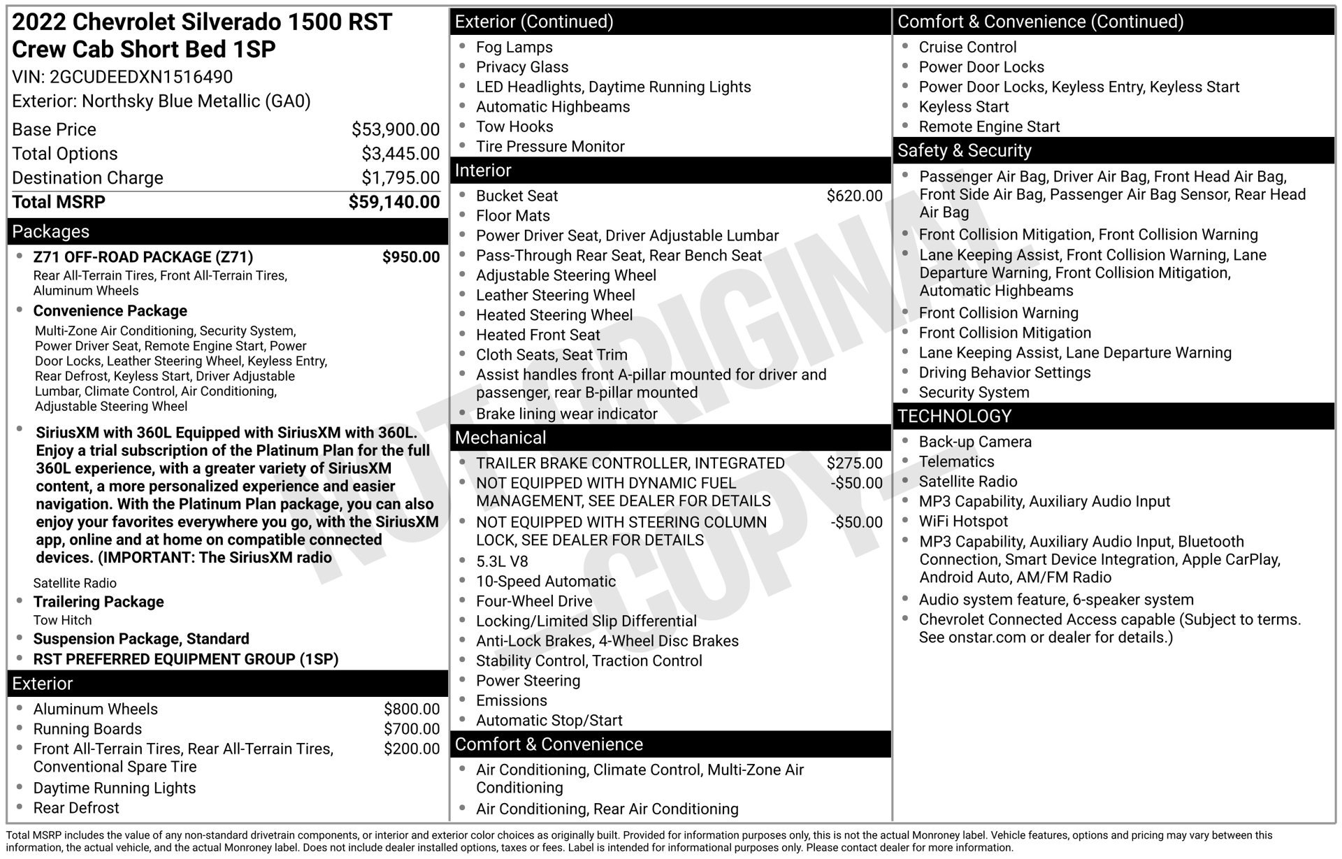 Used 2022 Chevrolet Silverado 1500 RST w/ Z71 Off-Road Package AWD/4WD image 4