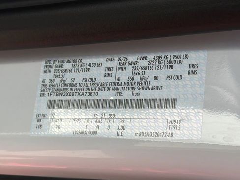 New 2026 Ford Transit 350 148 High Roof Extended RWD image 30