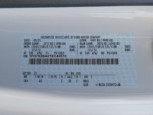 New 2026 Ford F250 XL w/ Snow Plow Prep Package image 14