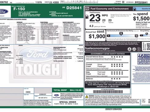 Certified 2023 Ford F150 Limited image 44