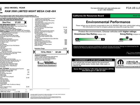 Certified 2022 RAM 3500 Limited image 29