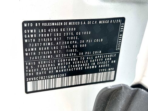Used 2025 Volkswagen Taos S FWD image 22