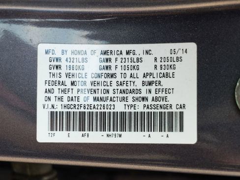 Used 2014 Honda Accord EX-L image 58