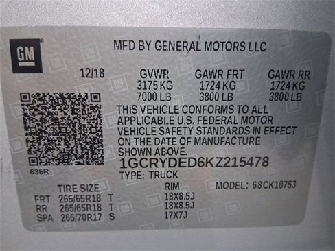 Used 2019 Chevrolet Silverado 1500 LT w/ All-Star Edition image 18