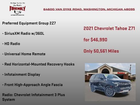 Used 2021 Chevrolet Tahoe Z71 image 15