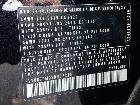 New 2025 Volkswagen Tiguan S image 20