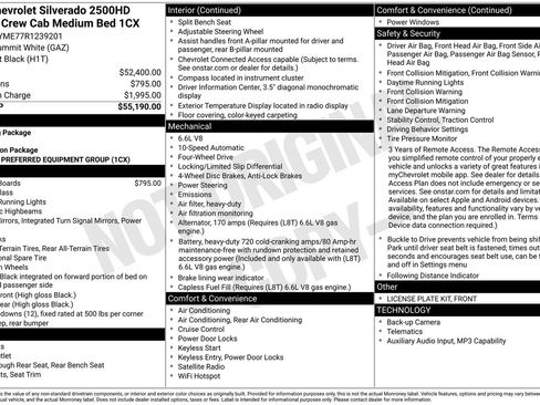 Used 2024 Chevrolet Silverado 2500 Custom AWD/4WD image 7