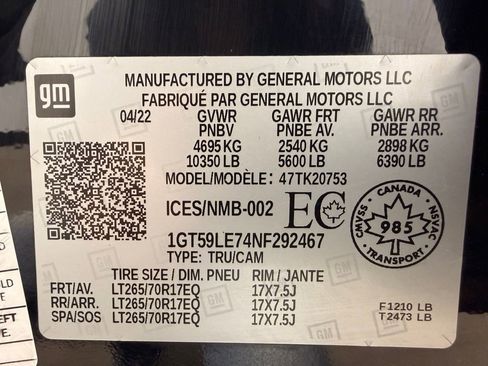 Used 2022 GMC Sierra 2500 Pro w/ Convenience Package AWD/4WD image 49