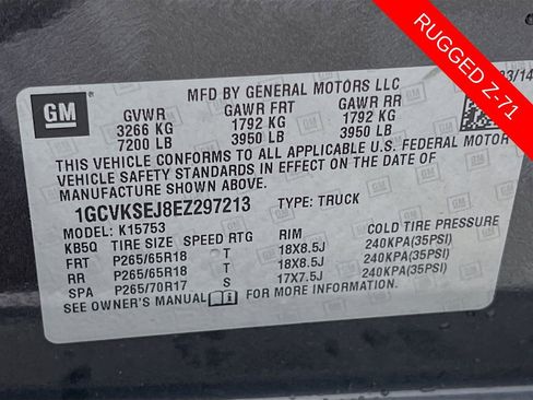 Used 2014 Chevrolet Silverado 1500 LTZ Z71 w/ LTZ Plus Package image 12