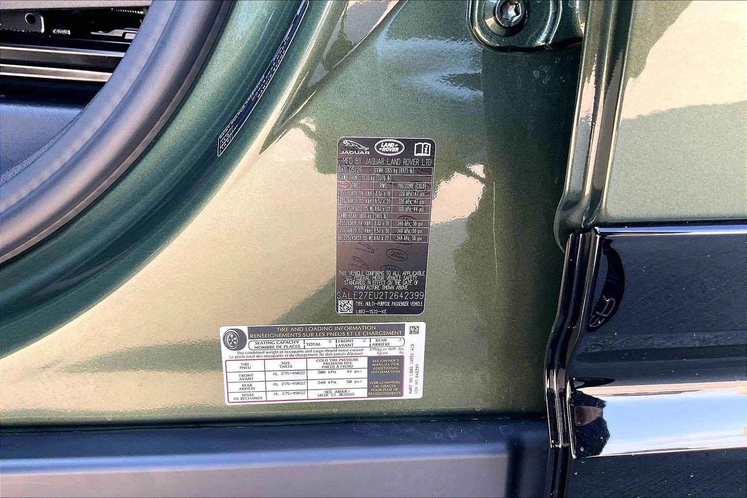 New 2026 Land Rover Defender 110 X-Dynamic SE AWD/4WD image 15