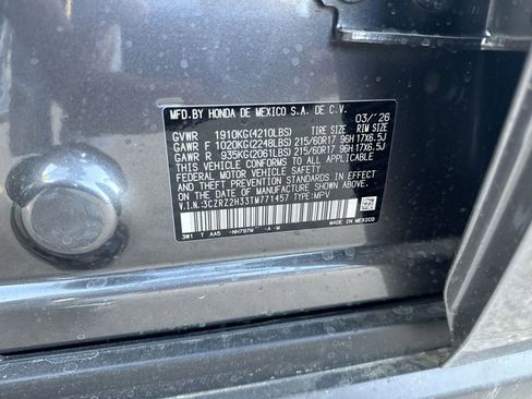 New 2026 Honda HR-V LX image 27