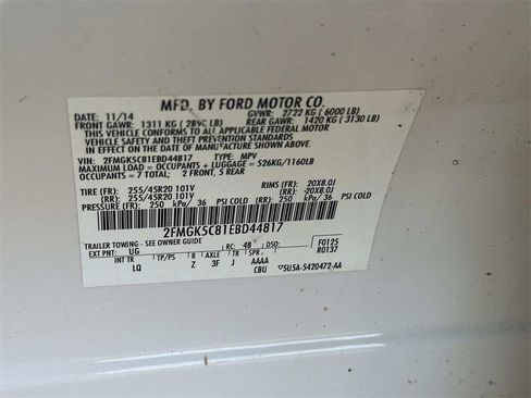 Used 2014 Ford Flex SEL w/ Equipment Group 202A image 19