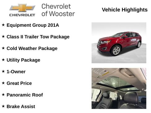 Used 2017 Ford Edge SEL w/ Equipment Group 201A AWD/4WD image 2