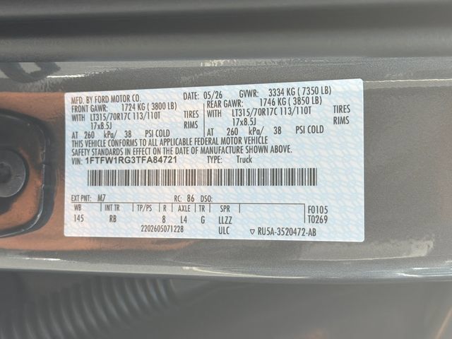 New 2026 Ford F150 Raptor AWD/4WD image 36