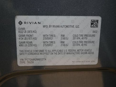 Used 2022 Rivian R1T Adventure AWD/4WD image 42