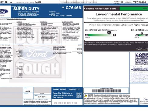 New 2026 Ford F250 Lariat w/ Black Appearance Package image 8