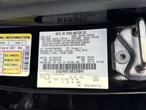 Used 2017 Ford Fusion SE w/ Equipment Group 201A FWD image 26