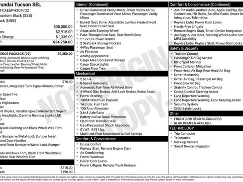 Used 2023 Hyundai Tucson SEL w/ Convenience Package AWD/4WD image 17