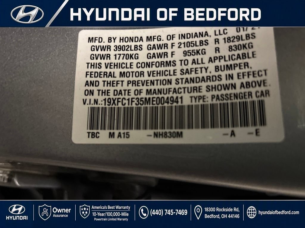 Used 2021 Honda Civic EX image 14