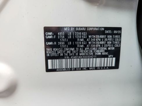 Certified 2025 Subaru Outback Premium w/ Popular Package #1A image 23