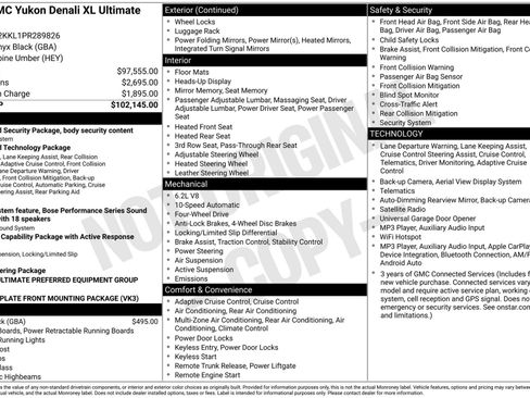 Used 2023 GMC Yukon XL Denali Ultimate AWD/4WD image 4