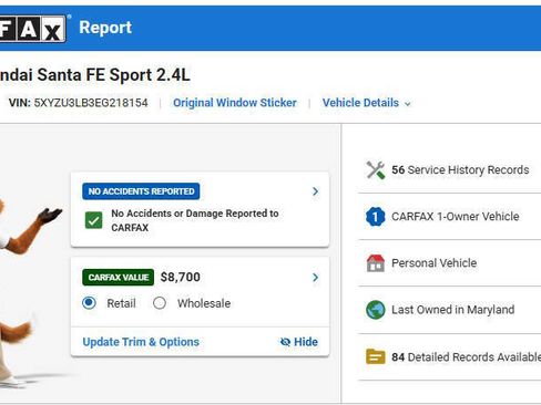 Used 2014 Hyundai Santa Fe Sport w/ Technology Package 04 FWD image 3