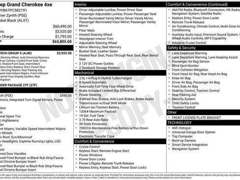 Used 2023 Jeep Grand Cherokee 4WD 4xe w/ Luxury Tech Group II image 4