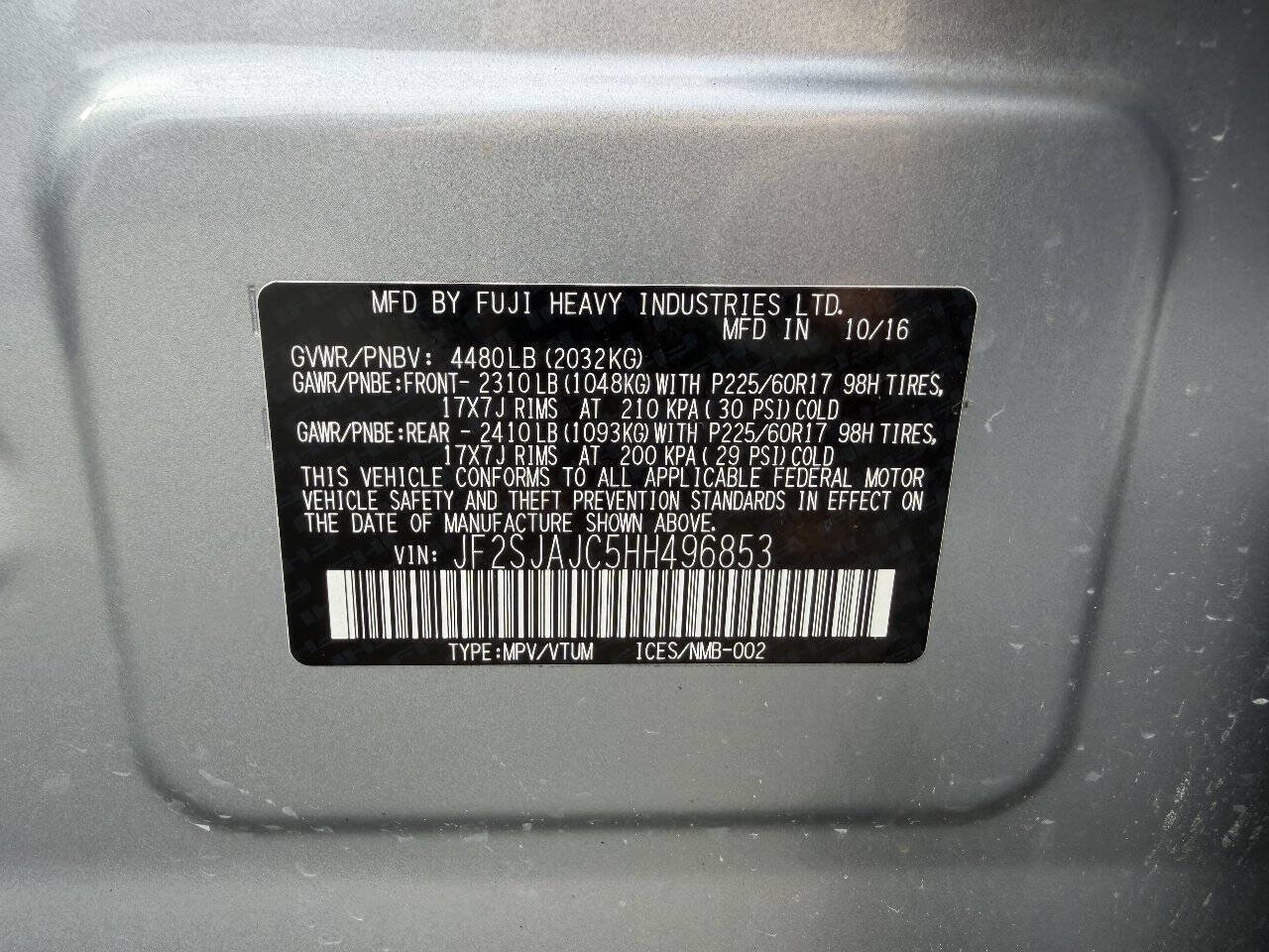 Used 2017 Subaru Forester 2.5i Limited w/ Popular Package #1 AWD/4WD image 24