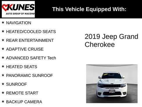 Used 2019 Jeep Grand Cherokee SRT AWD/4WD image 3