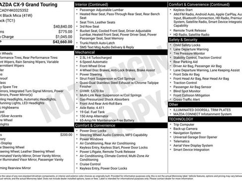 Used 2019 MAZDA CX-9 Grand Touring image 12