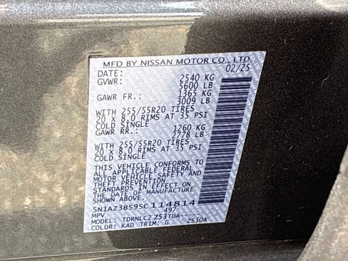 Certified 2025 Nissan Murano SV AWD/4WD image 23