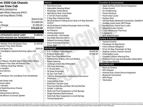 New 2025 RAM 3500 Tradesman w/ Chrome Appearance Group image 15
