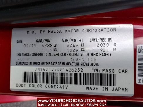 Used 2016 MAZDA MAZDA6 Touring FWD image 21