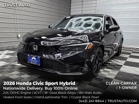 Used 2026 Honda Civic FWD Hybrid Sedan image 1