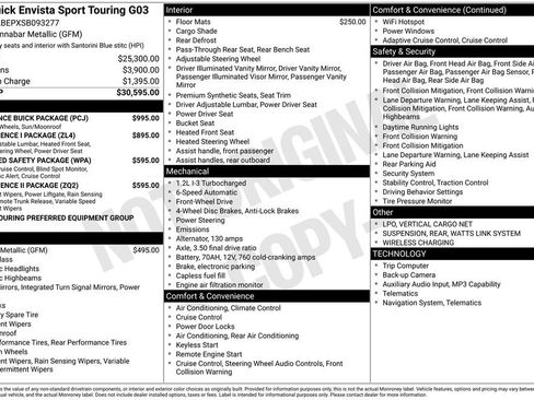 Used 2025 Buick Envista Sport Touring w/ Experience Buick Package FWD image 47