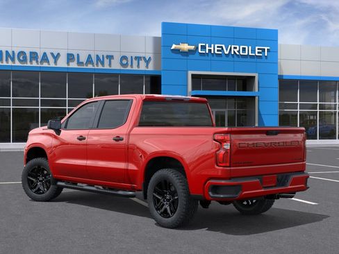 New 2026 Chevrolet Silverado 1500 Custom w/ Turbomax Blackout Package RWD image 3