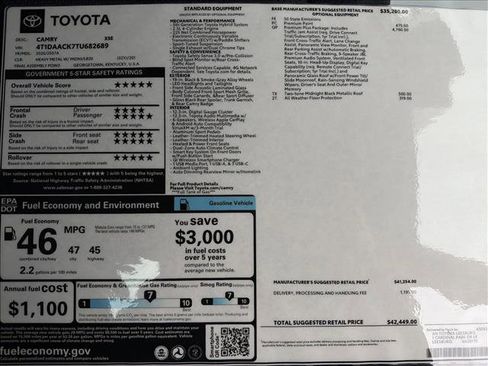 New 2026 Toyota Camry XSE image 25