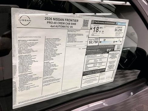 New 2026 Nissan Frontier PRO-4X w/ Tow Package AWD/4WD image 41