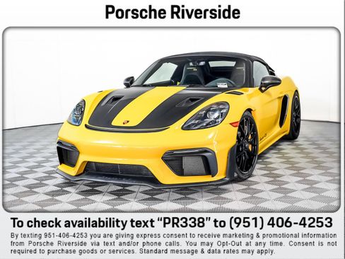 Used 2025 Porsche 718 Boxster Spyder RS image 1