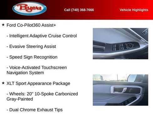 Used 2023 Ford Explorer XLT w/ Equipment Group 202A AWD/4WD image 13