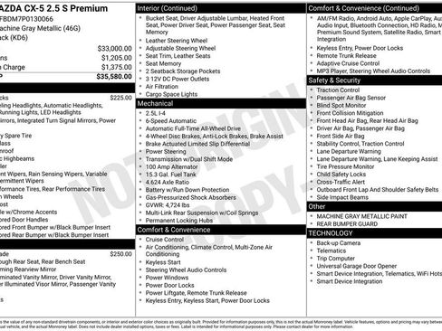 Certified 2023 MAZDA CX-5 AWD 2.5 S w/ Premium Package image 21