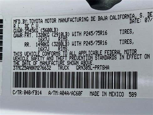 Used 2019 Toyota Tacoma SR w/ SR Convenience Package image 29