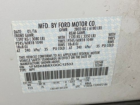 Used 2016 Ford Explorer 4WD image 21
