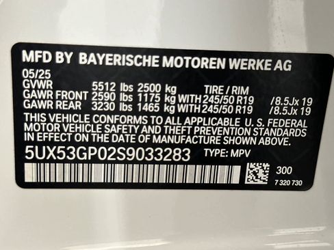 Used 2025 BMW X3 xDrive30i w/ Convenience Package image 27